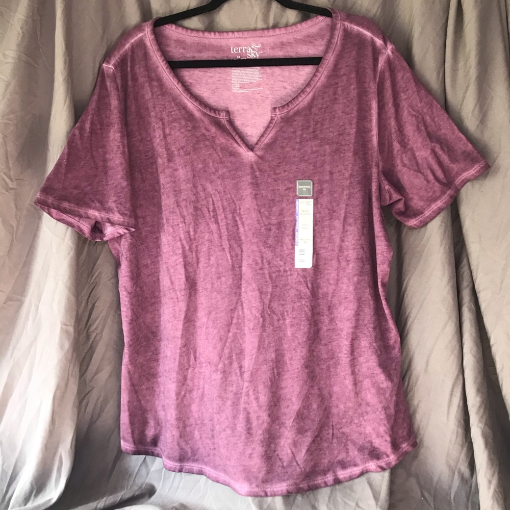 “terra & sky” Purple Tee  CB9